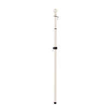 Load image into Gallery viewer, Metal Extendable House Flag Pole, Brushed Ivory
