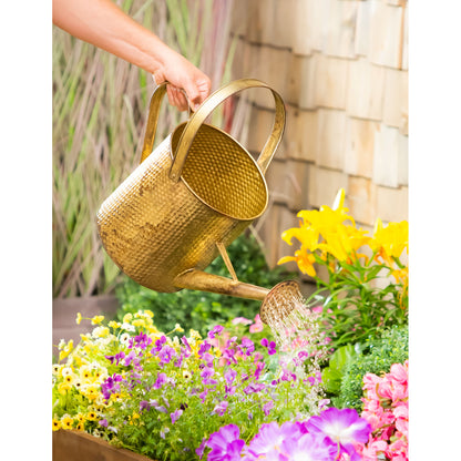 Watering Can with Artisan Burnt Gold Finish