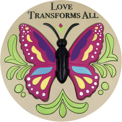 Garden Stone, Love Transforms Us, Butterfly