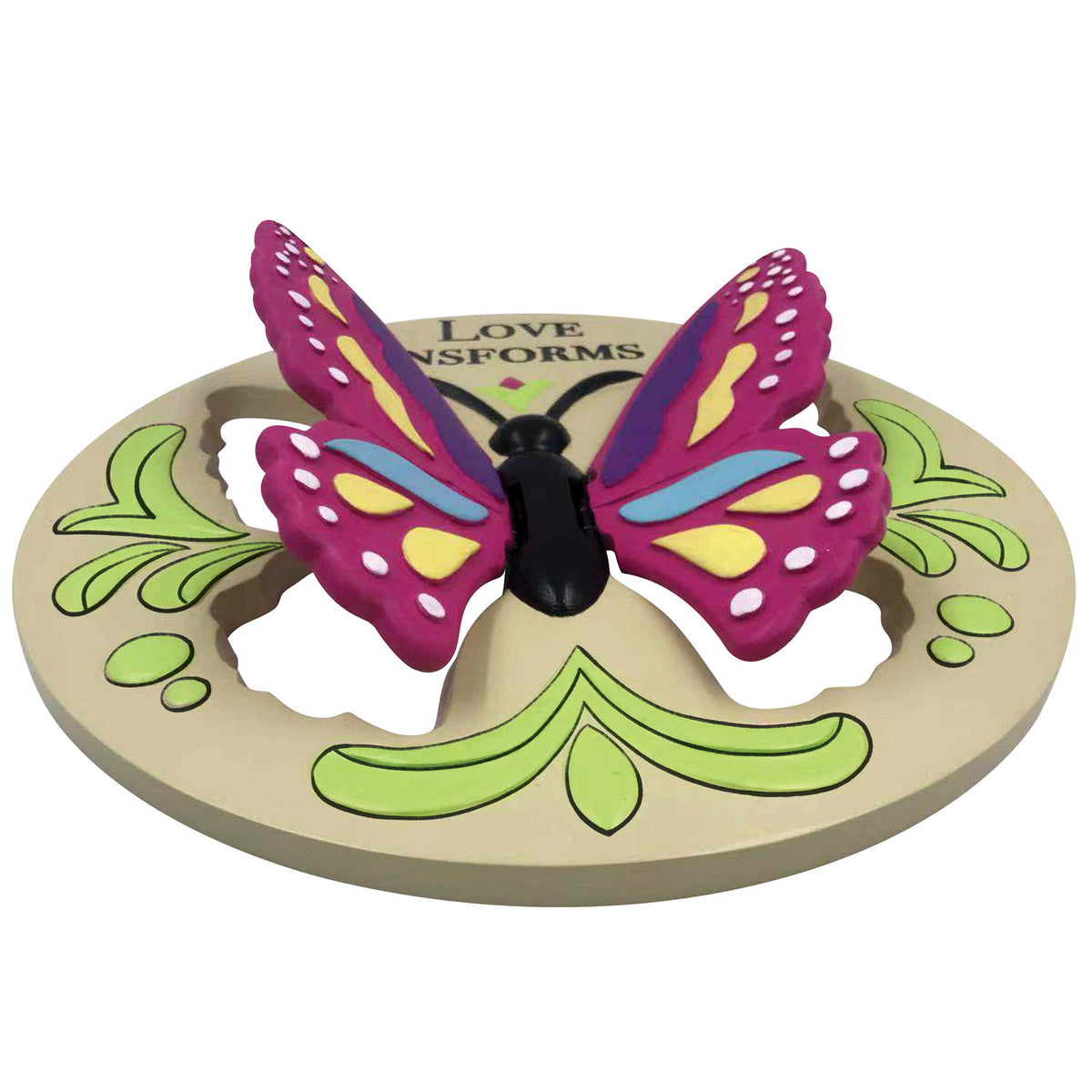 Garden Stone, Love Transforms Us, Butterfly