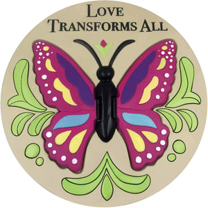 Garden Stone, Love Transforms Us, Butterfly