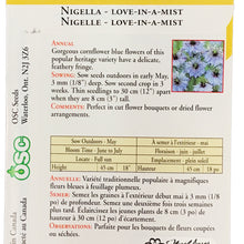 Load image into Gallery viewer, Nigella - Love-in-a-Mist Seeds, OSC
