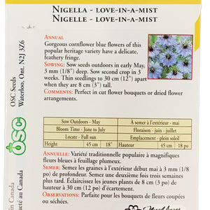 Nigella - Love-in-a-Mist Seeds, OSC