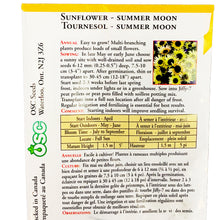Load image into Gallery viewer, Sunflower - Summer Moon Seeds, OSC

