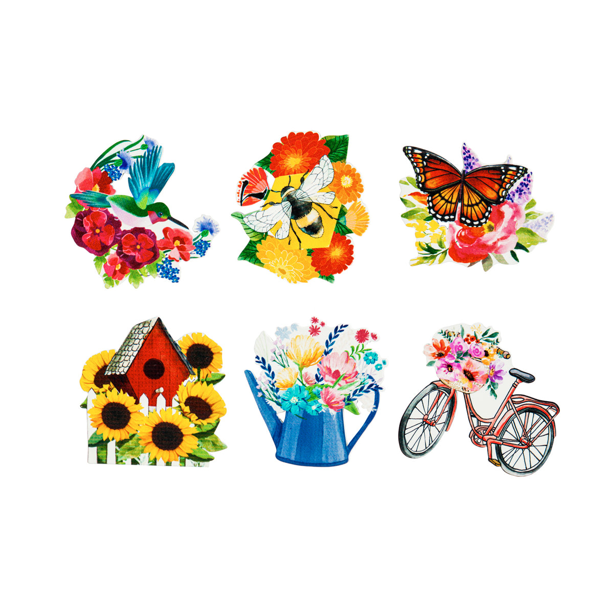 Floral Garden Screen Door Savers, 6 Styles