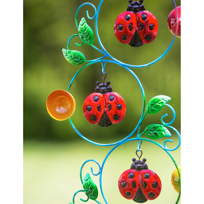 6 Tiered Ladybug Twirler, 35in