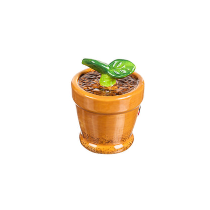 Salt & Pepper Shakers, Ceramic Watering Can/Plant