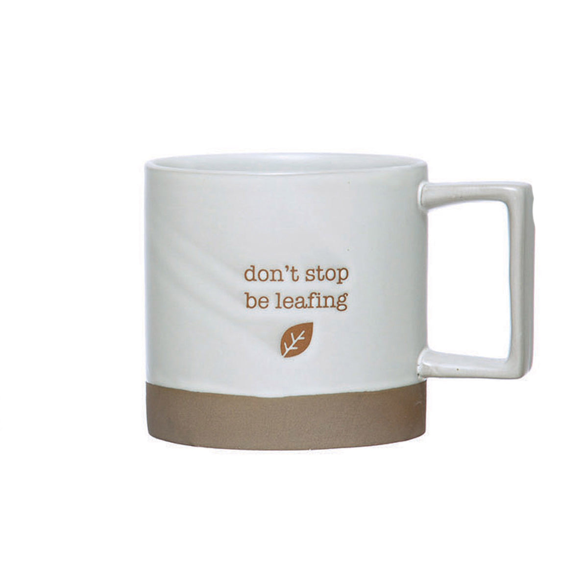 Plant Themed Stoneware Mug in Drawstring Bag, 12oz