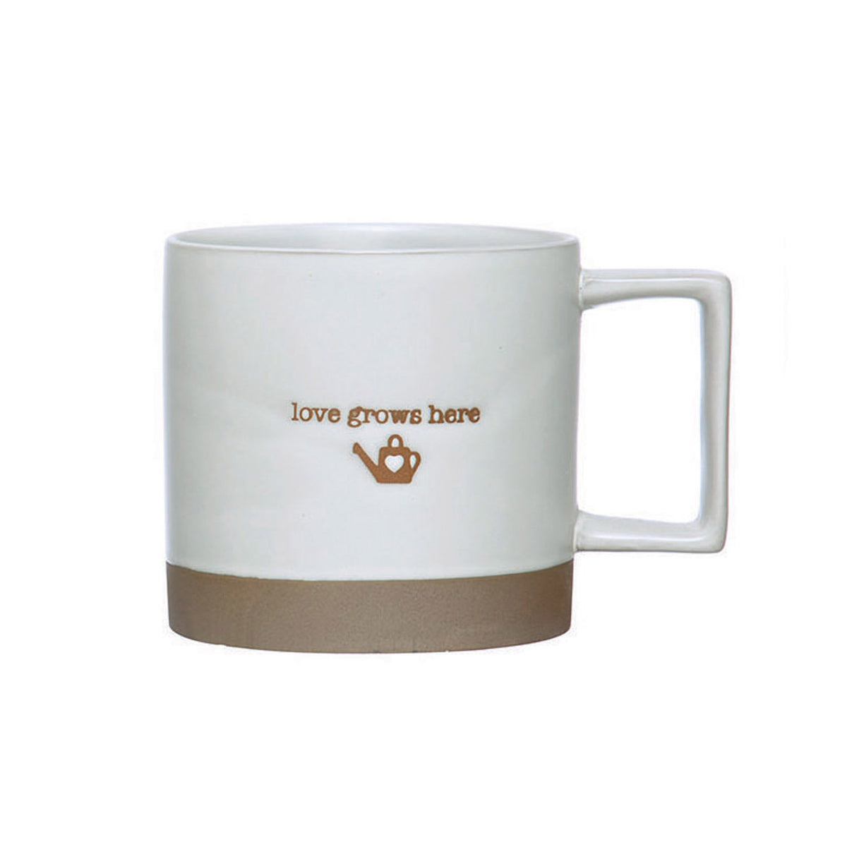 Plant Themed Stoneware Mug in Drawstring Bag, 12oz