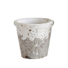 Load image into Gallery viewer, Pot, 3in, Clay, Distressed Finish, 4 Colours
