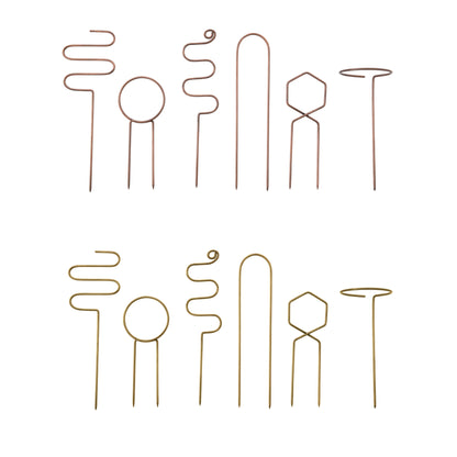 Gold/Copper Finish Iron Mini Trellis, 10-14in