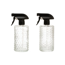 Load image into Gallery viewer, Embossed Glass Spray Bottle, 2 Styles
