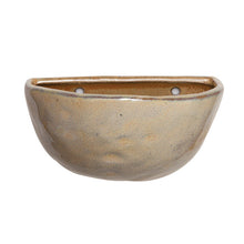 Load image into Gallery viewer, Planter, 8in, Stoneware Wall Pocket, 3 Colours
