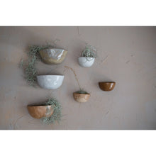 Load image into Gallery viewer, Planter, 5in, Stoneware Wall Pocket, 3 Colours
