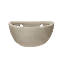 Load image into Gallery viewer, Planter, 5in, Stoneware Wall Pocket, 3 Colours
