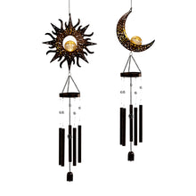Load image into Gallery viewer, Solar Metal Celestial Windchime, 41in, 2 Styles
