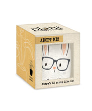 Load image into Gallery viewer, Pot, 3in, Ceramic, Dexter the Bunny with Glasses
