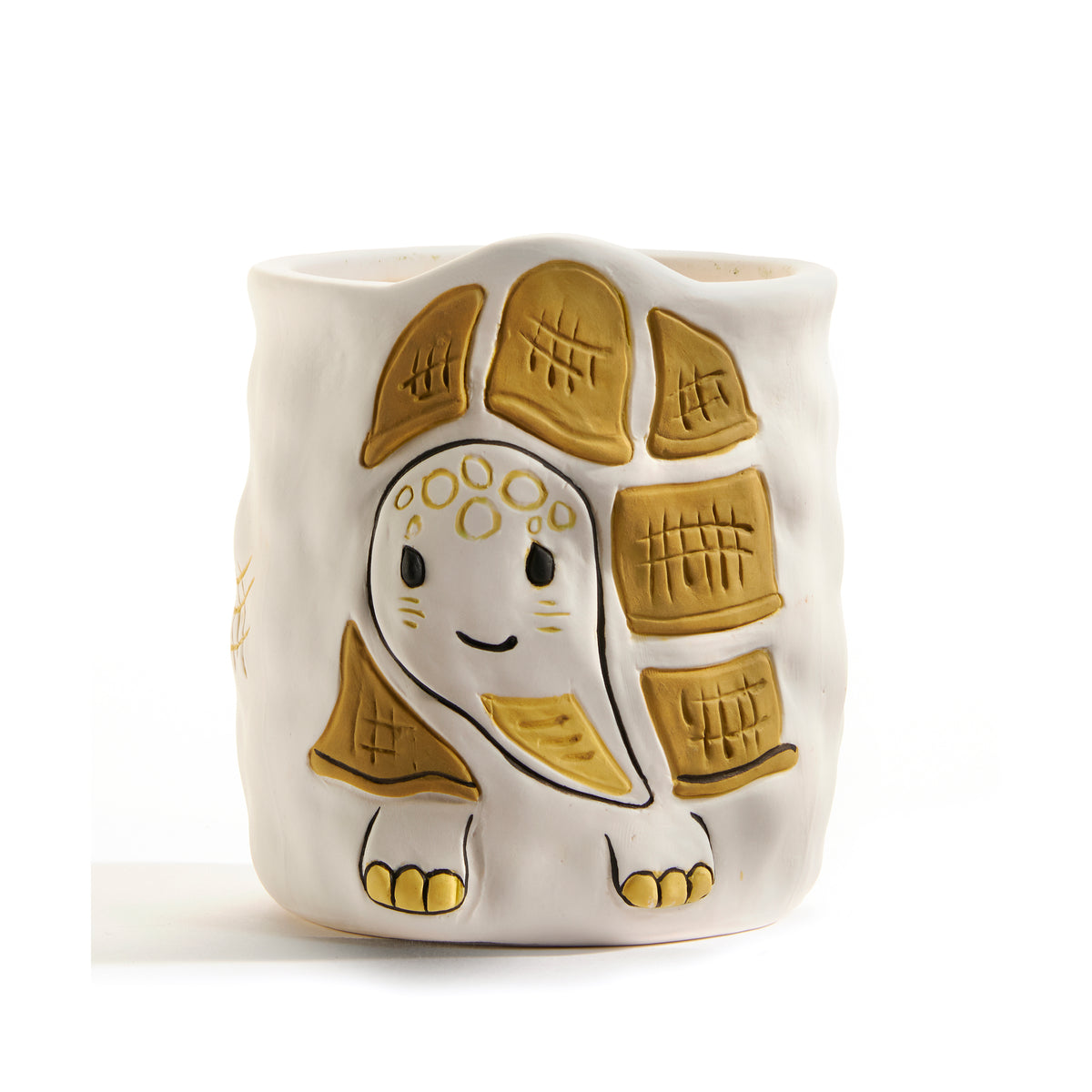 Pot, 3in, Ceramic, Willie the Turtle