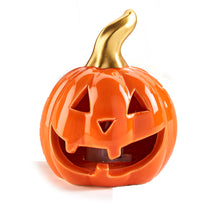 Load image into Gallery viewer, LED Ceramic Jack-o-Lantern Decor, 3 Styles
