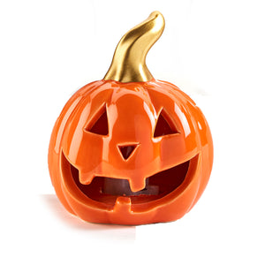 LED Ceramic Jack-o-Lantern Decor, 3 Styles