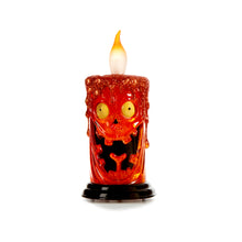 Load image into Gallery viewer, LED Halloween Face Candle, 3 Styles
