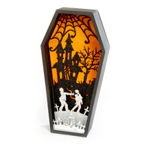 Load image into Gallery viewer, LED Coffin Shadowbox Decor, 10in
