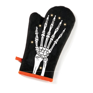 Glow in the Dark Skeleton Hand Oven Mitt