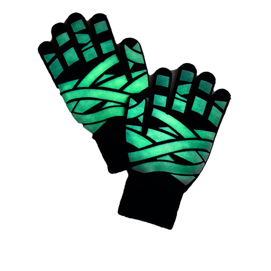 Glow in the Dark Halloween Hands Gloves, 2 Styles