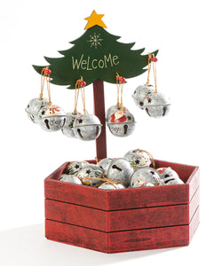 Jingle Bell Metal Ornament w/Sentiment, 3 Styles