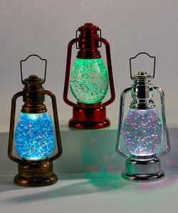 Mini LED Christmas Water Lantern, 5in