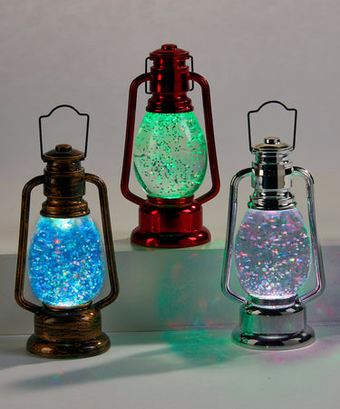 Mini LED Christmas Water Lantern, 5in