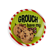 Load image into Gallery viewer, Ceramic Grinch-Themed Have My Cookies Plate, 6in
