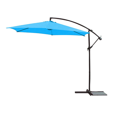 Umbrella, 10ft, Deluxe, Offset, Azure