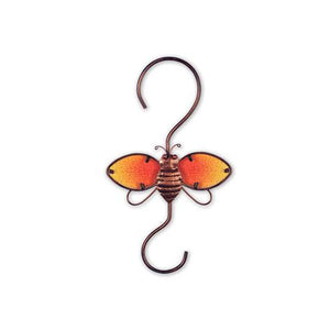 Metal & Glass Critter Garden Hook, 12in