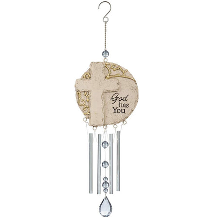 Comfort Wind Chime, God Has You, 14in