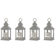 Family/Home Lantern with LED Candle, 11in, 4 Asst