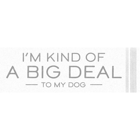 Message Bar Magnet, Big Deal To My Dog, 6in