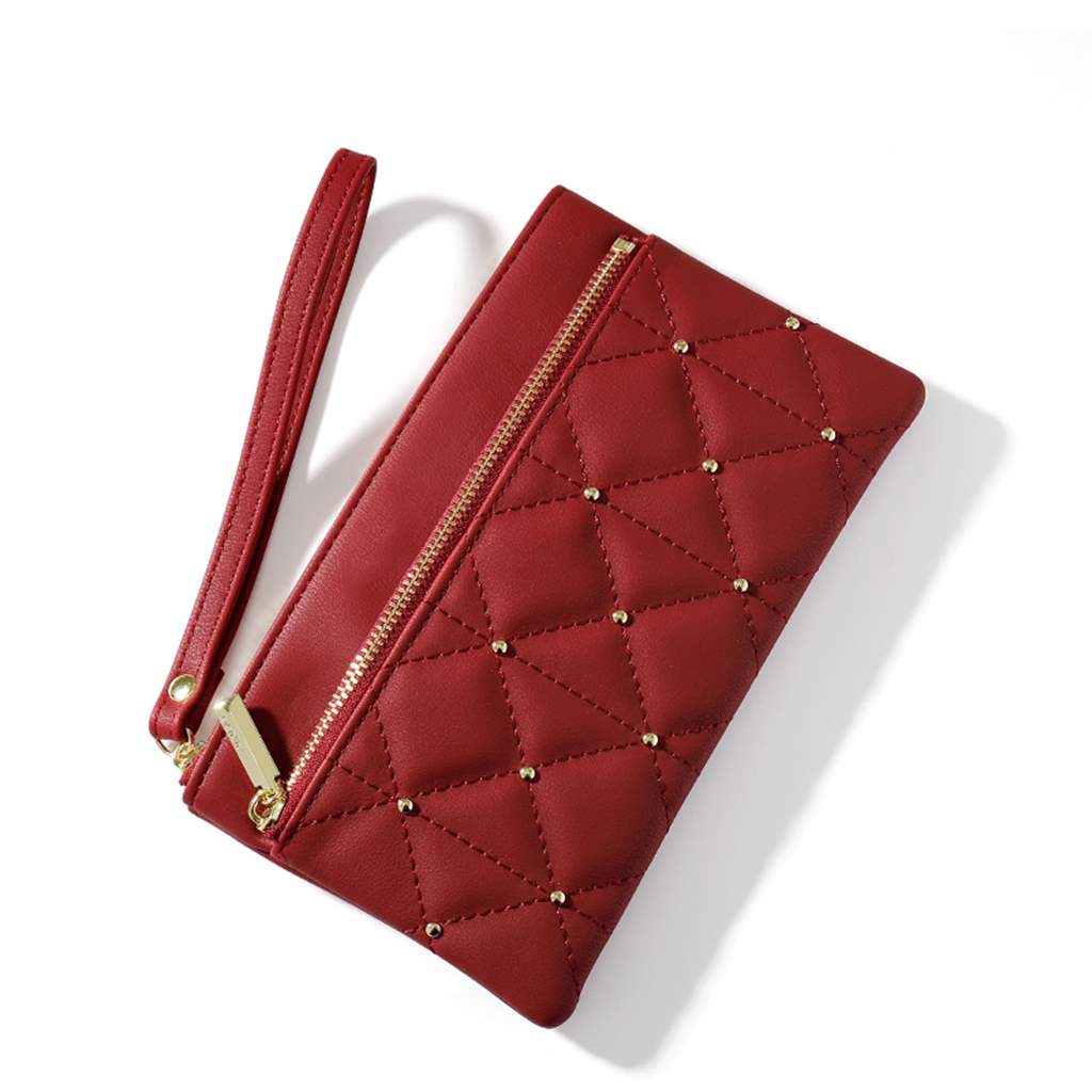 Emily Phone Case Wristlet Wallet, Red