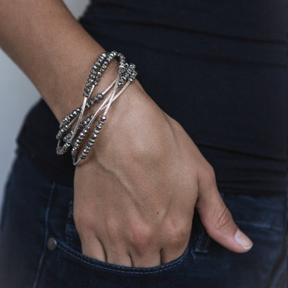 Scout Wrap Bracelet, Night/Black