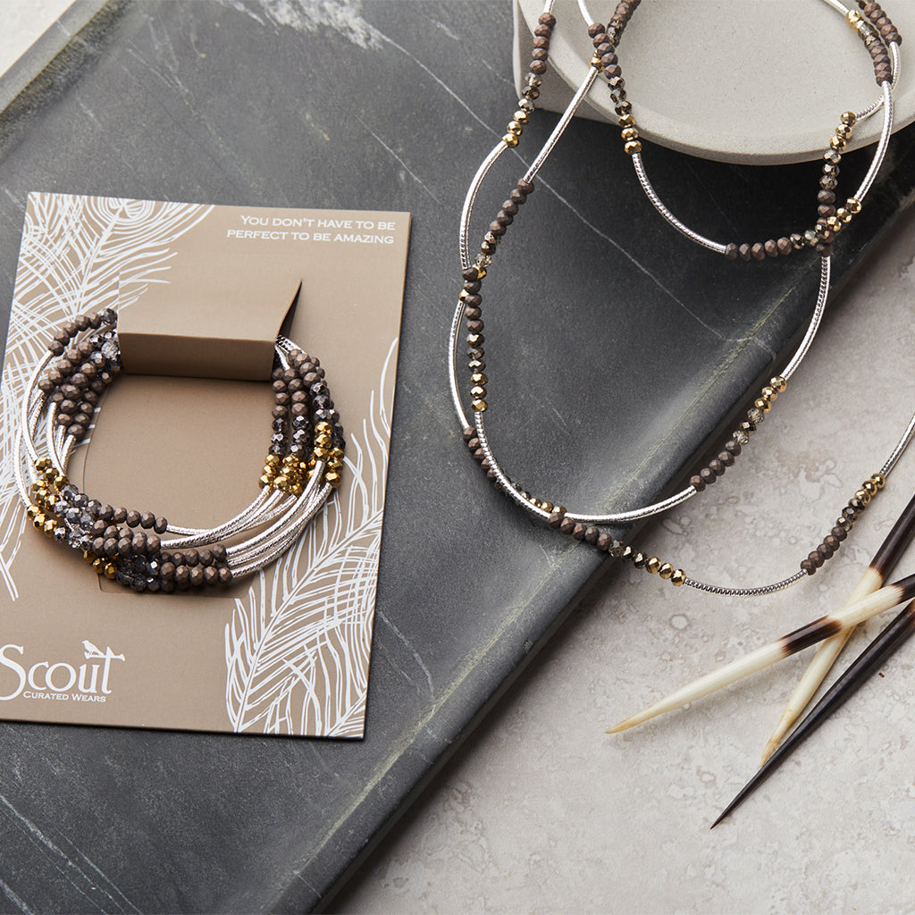 Scout Wrap Bracelet, Night/Black