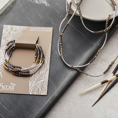 Scout Wrap Bracelet, Night/Black