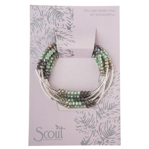 Scout Wrap Bracelet, Iced Mint/Silver