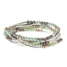 Load image into Gallery viewer, Scout Wrap Bracelet, Iced Mint/Silver
