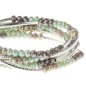 Scout Wrap Bracelet, Iced Mint/Silver