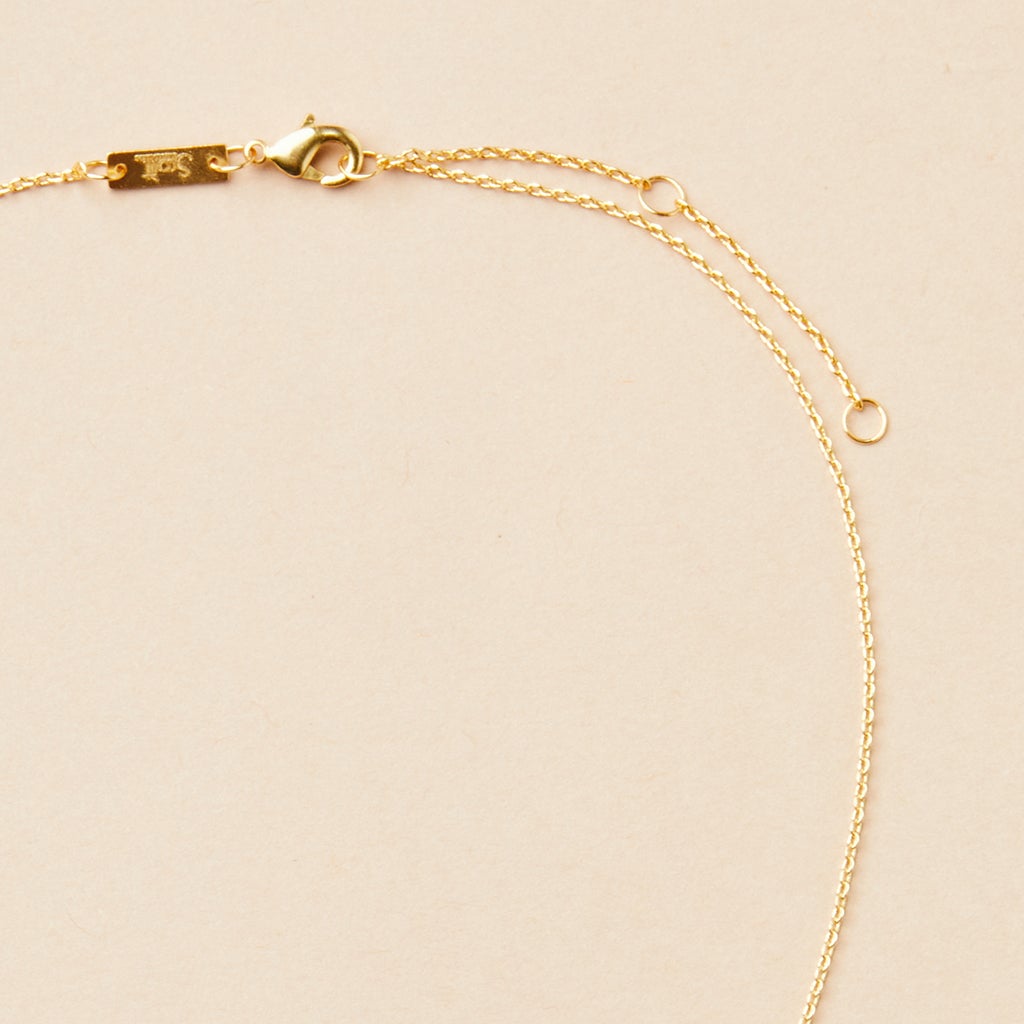 Scout Refined Necklace, Half Moon, Gold