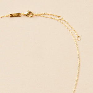 Scout Refined Necklace, Half Moon, Gold