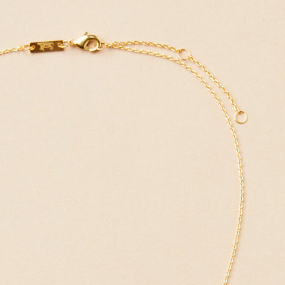 Scout Refined Necklace, Gibbous Slice, Gold