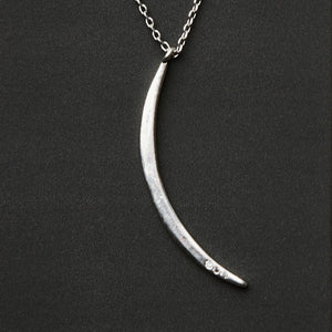 Scout Refined Necklace, Gibbous Slice, Silver