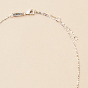 Scout Refined Necklace, Gibbous Slice, Silver