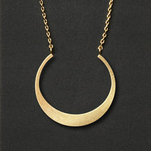 Load image into Gallery viewer, Scout Refined Necklace, Crescent, Gold
